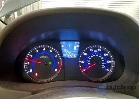 2014 Hyundai Accent Gls z USA, uszkodzony, nr VIN KMHCT5AE7EU153742